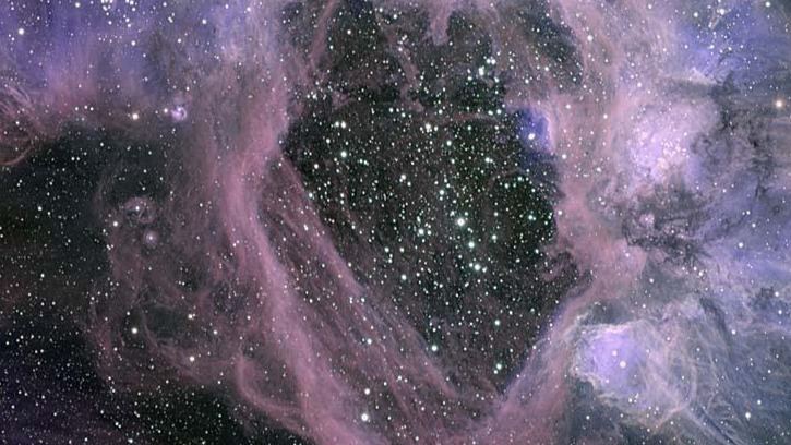 250光年内空无一物，哈勃拍到的N44星云，究竟发生了什么？的头图
