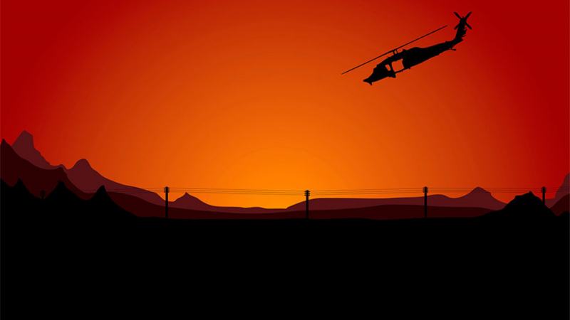 直升机在夜晚怎样目视飞行？