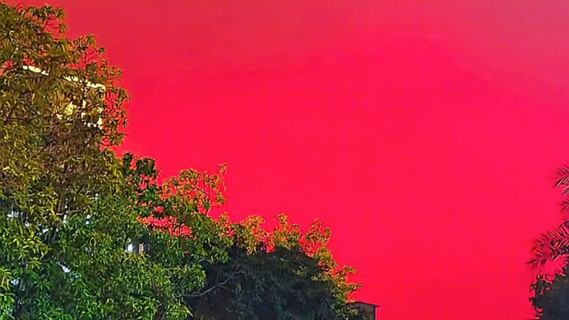福州天空也变血红！距离舟山500公里，4天3次变红，怎么了？