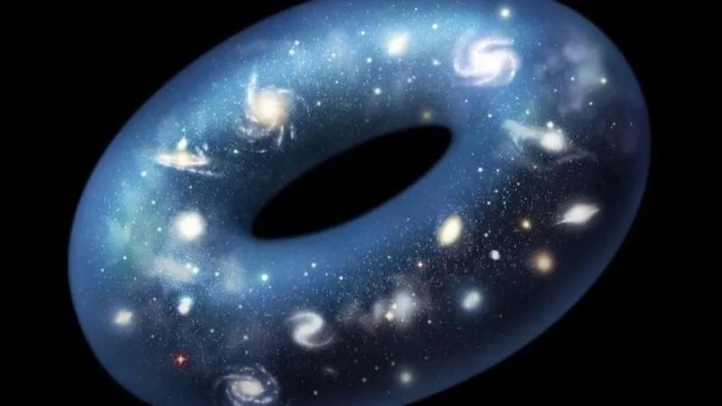 半径3000亿光年，最新的研究显示，宇宙的形状是个甜甜圈？