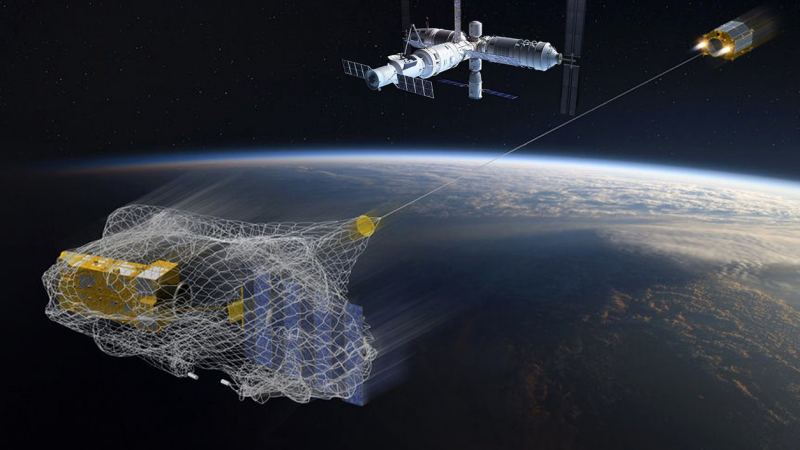 中国实践二十一号如何清除空间碎片，它能捕捉卫星吗？的头图